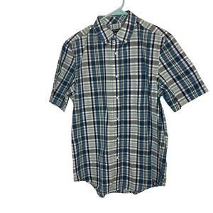 George Checked Dress Shirt button up Men Sz M (48-40) barely used